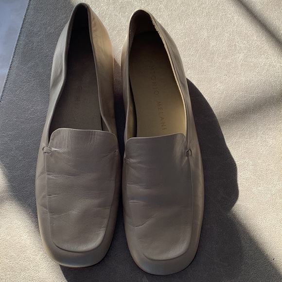Antonio Melani Leather shoes-with leather lining and soles, subtle gold metallic - Picture 6 of 6